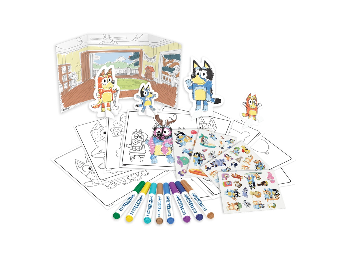 Activity set color wonder bluey