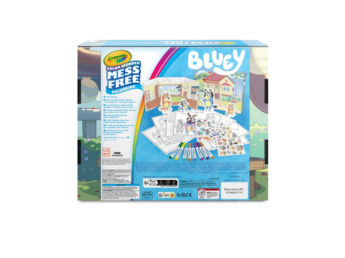 Activity set color wonder bluey