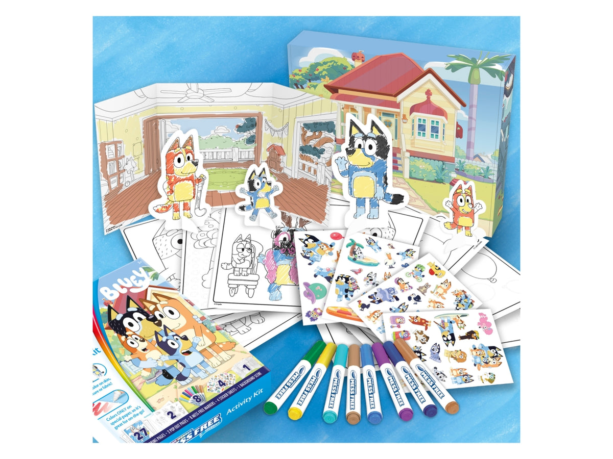 Activity set color wonder bluey