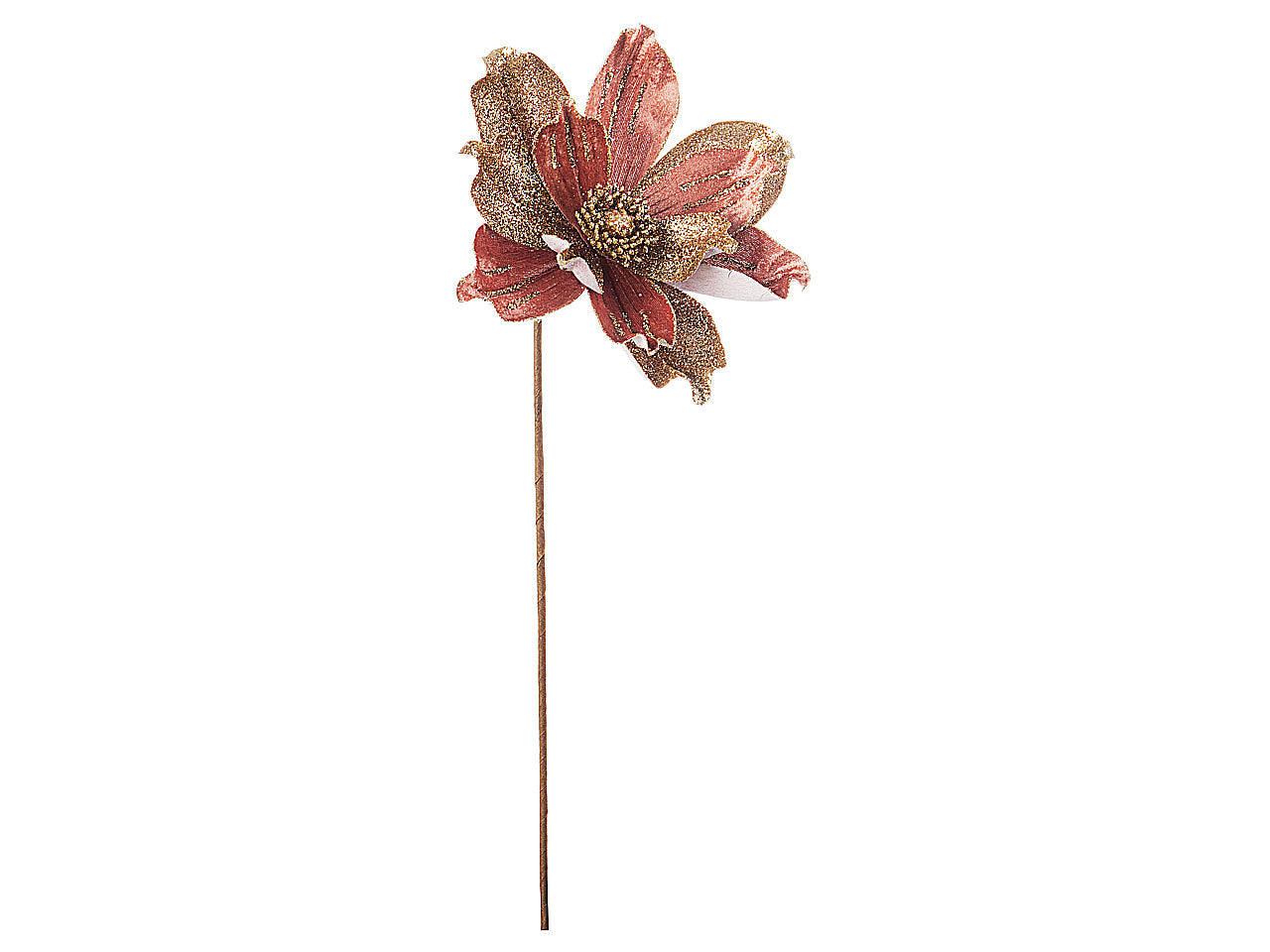 Ramo lilith magnolia h.50cm rosa-oro 0932225