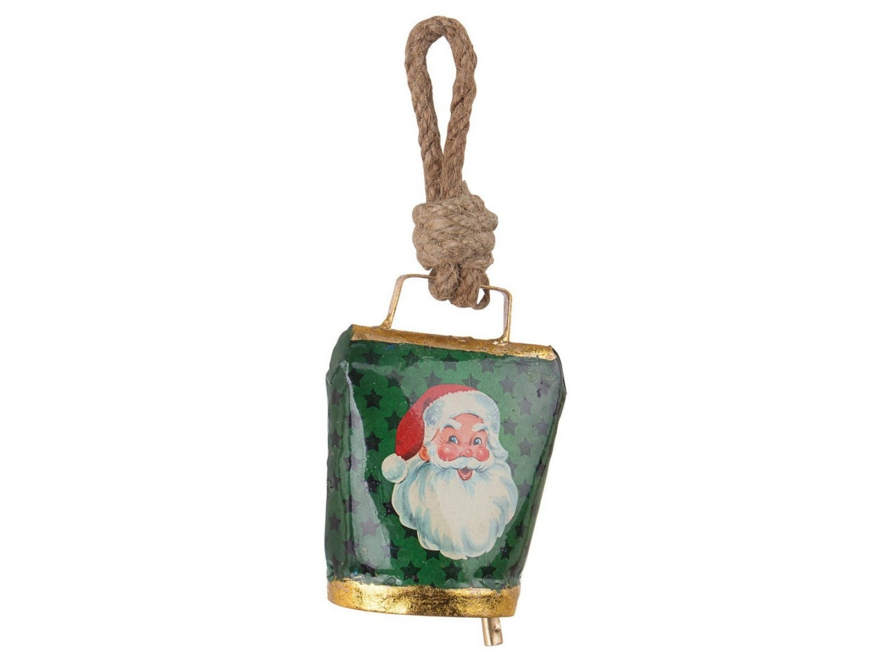 Appendino campana wendi con babbo natale verde