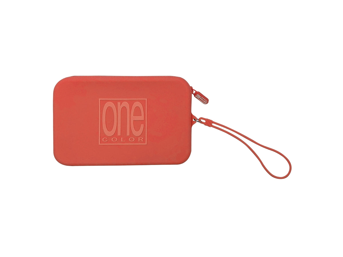 Astuccio bustina One Color summer in silicone rosso corallo, 19x12 cm - Blasetti
