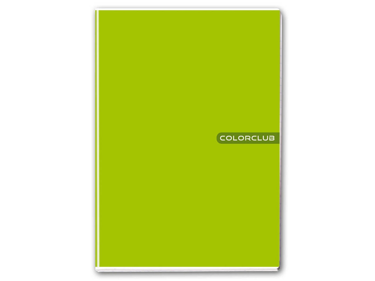 Quaderno Maxi A4 80gr Colorclub, rigo C con margine, confezione da 10 pezzi assortiti, fogli 20+1 - Blasetti