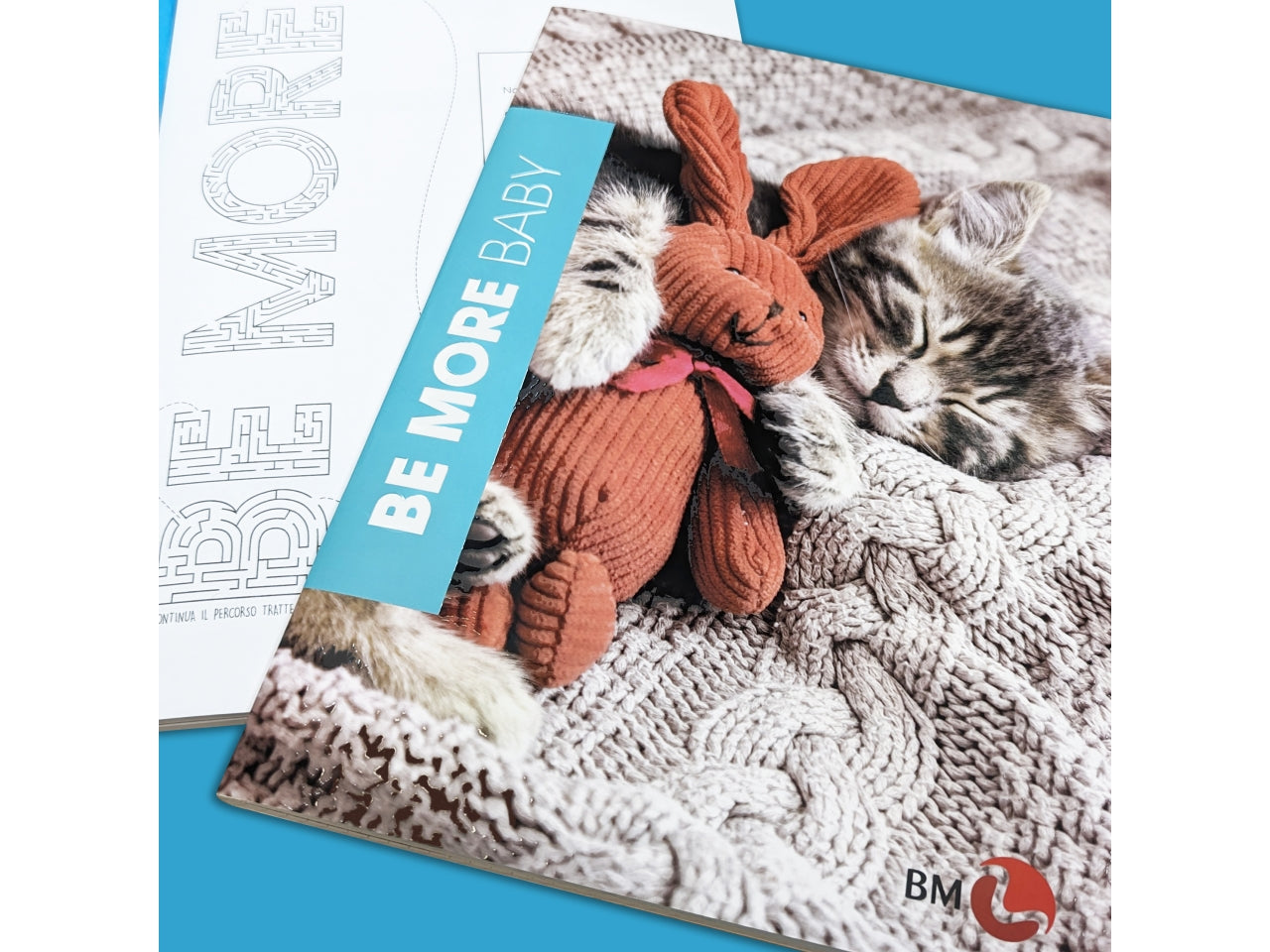 Quaderni maxi baby linea be more different formato 21x29,7, pagine 72+r, rigatura b confezione da 10 quaderni