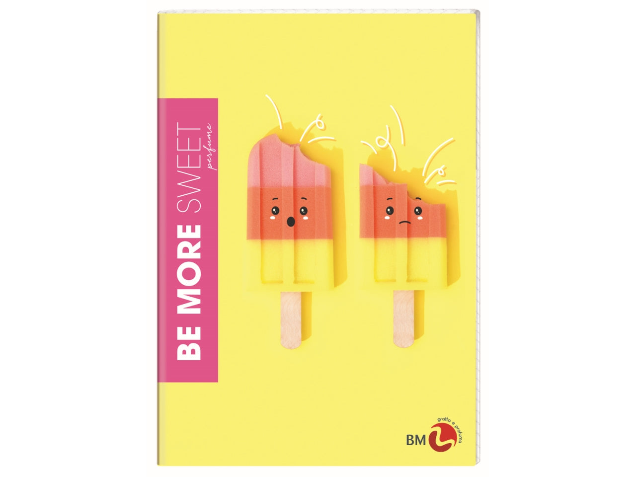 Quaderni maxi sweet linea be more different formato 21x29,7, pagine 72+r, rigatura c confezione da 10 quaderni