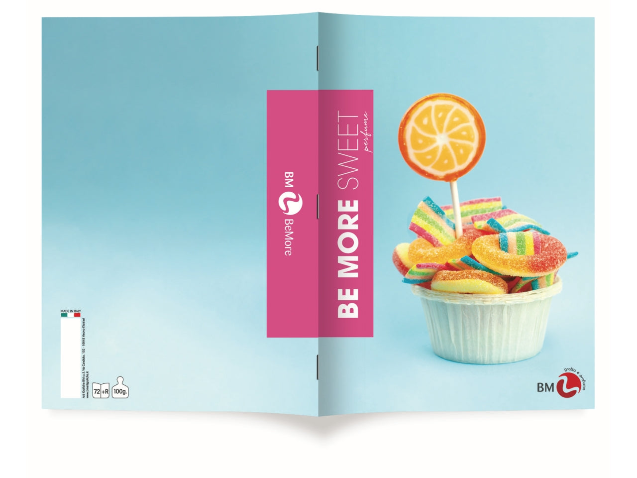 Quaderni maxi sweet linea be more different formato 21x29,7, pagine 72+r, rigatura c confezione da 10 quaderni
