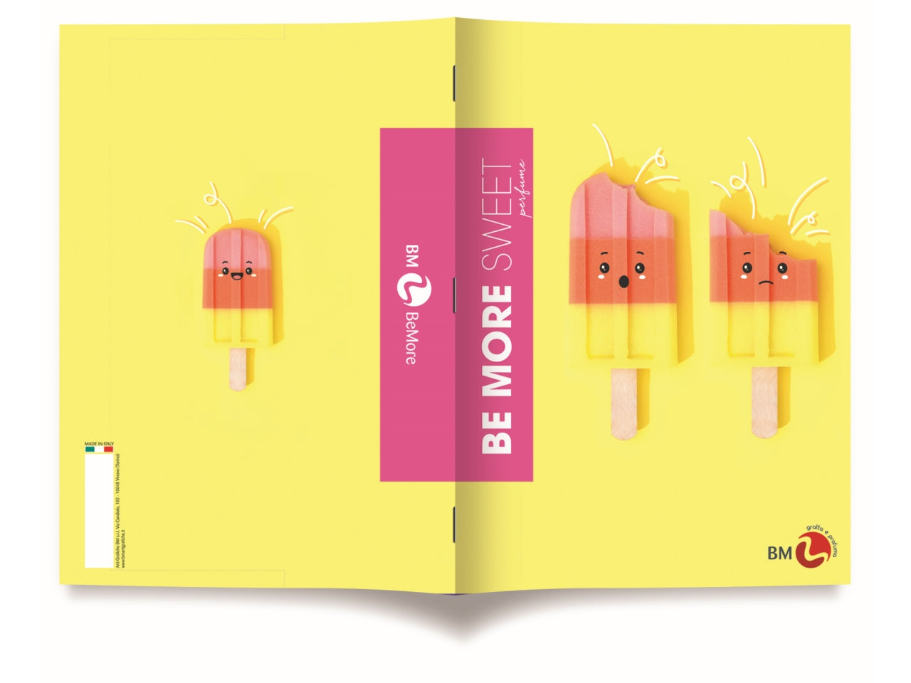 Quaderni maxi sweet linea be more different formato 21x29,7, pagine 72+r, rigatura c confezione da 10 quaderni