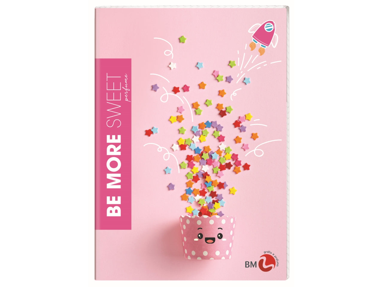 Quaderni maxi sweet linea be more different formato 21x29,7, pagine 72+r, rigatura b confezione da 10 quaderni