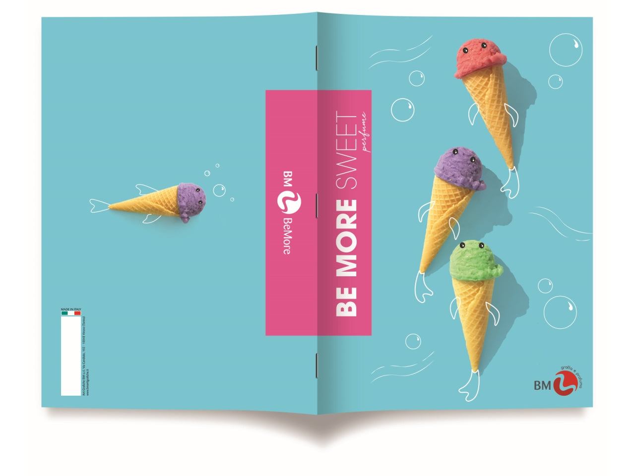 Quaderni maxi sweet linea be more different formato 21x29,7, pagine 72+r, rigatura b confezione da 10 quaderni