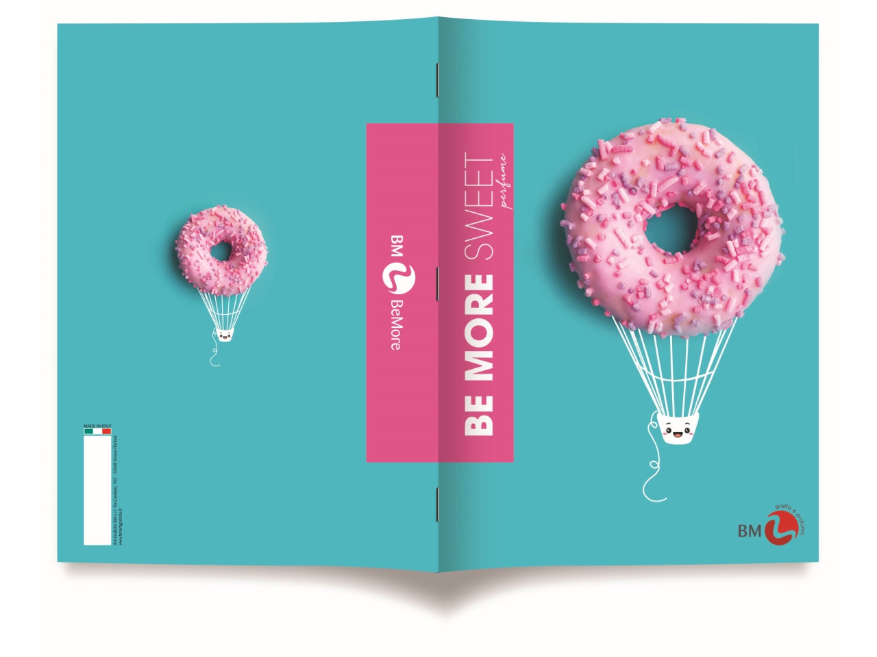Quaderni maxi sweet linea be more different formato 21x29,7, pagine 72+r, rigatura b confezione da 10 quaderni