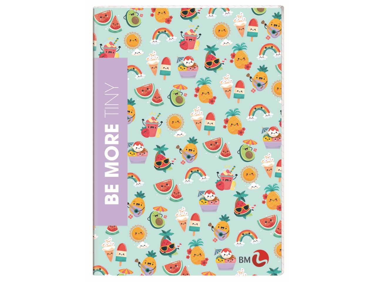 Quaderni maxi tiny linea be more different formato 21x29,7, pagine 72+r, rigatura b confezione da 10 quaderni