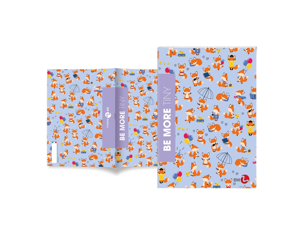 Quaderni maxi tiny linea be more different formato 21x29,7, pagine 72+r, rigatura c confezione da 10 quaderni