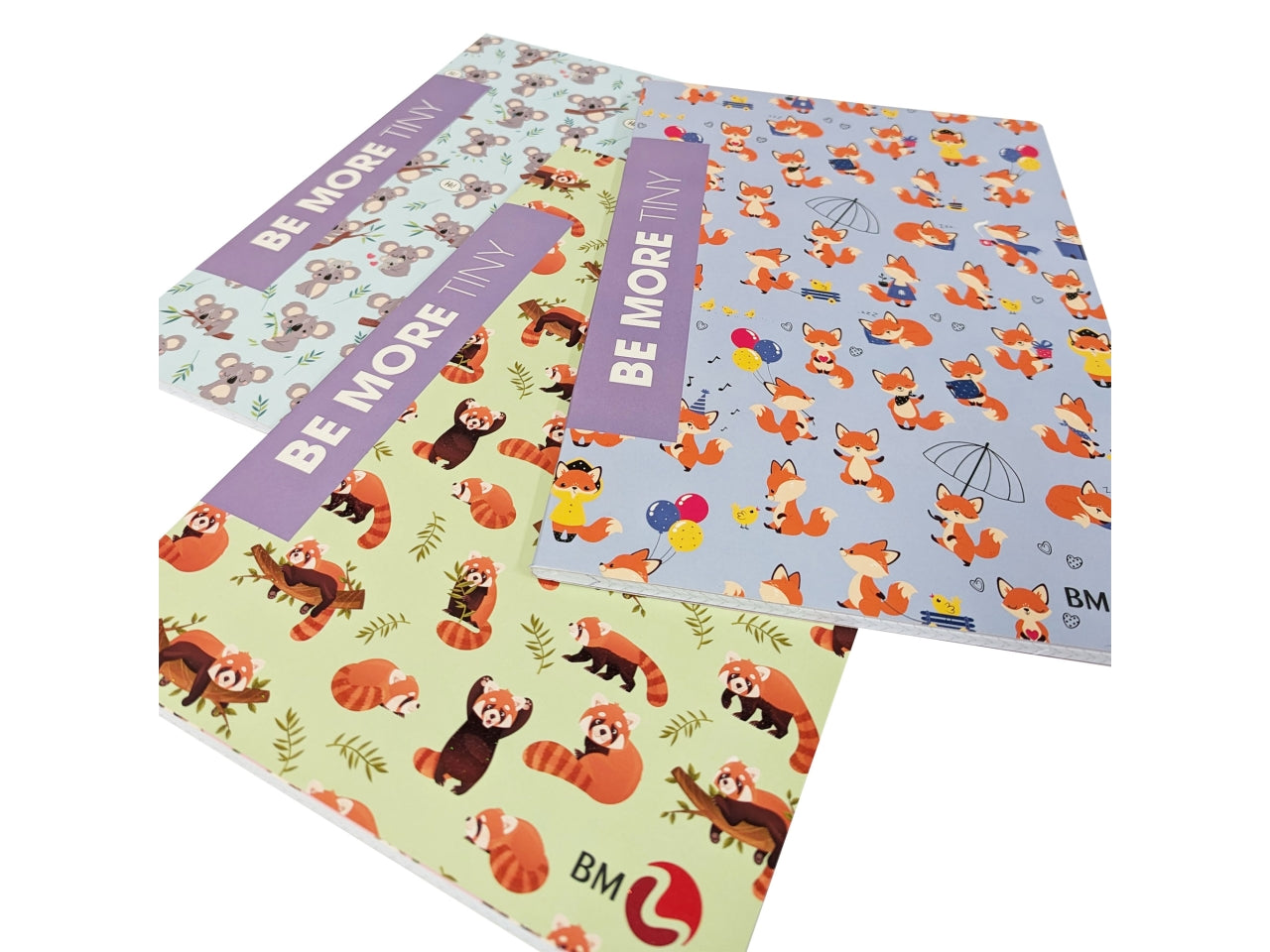 Quaderni maxi tiny linea be more different formato 21x29,7, pagine 72+r, rigatura c confezione da 10 quaderni