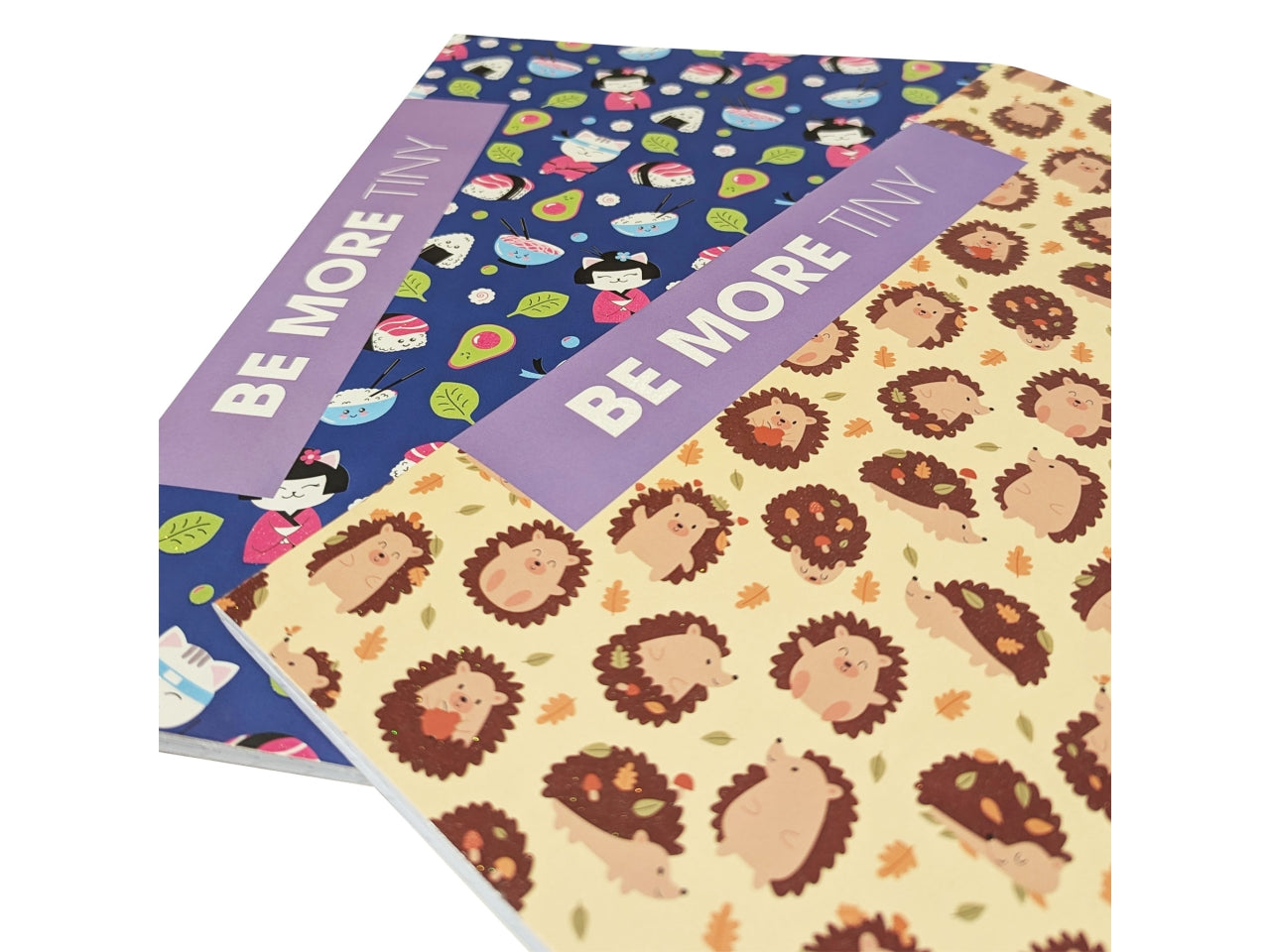 Quaderni maxi tiny linea be more different formato 21x29,7, pagine 72+r, rigatura c confezione da 10 quaderni