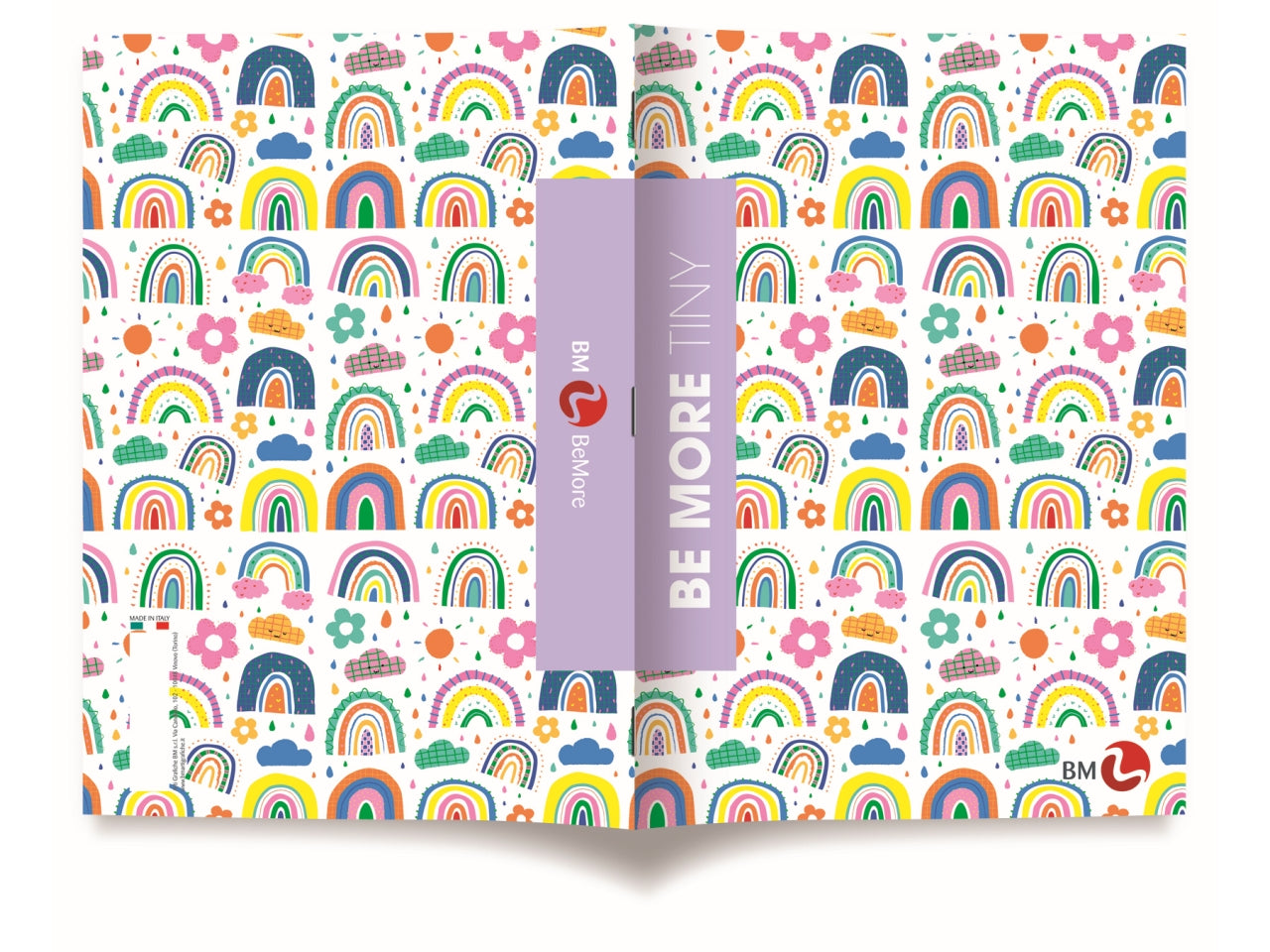 Quaderni maxi tiny linea be more different formato 21x29,7, pagine 72+r, rigatura c confezione da 10 quaderni