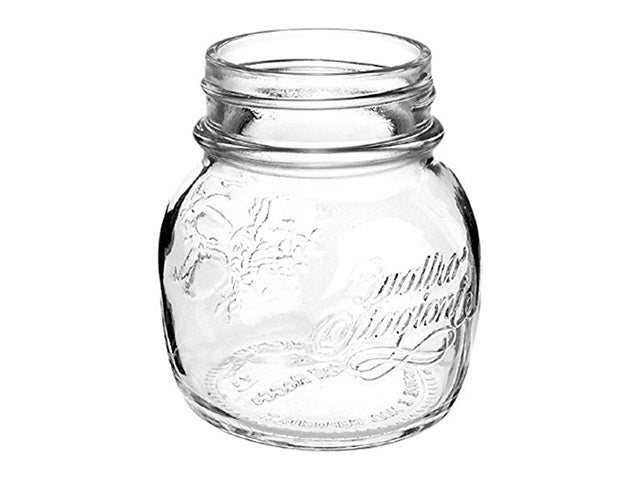 Quattro stagioni vaso in vetro 15cl senza tappo 56mm