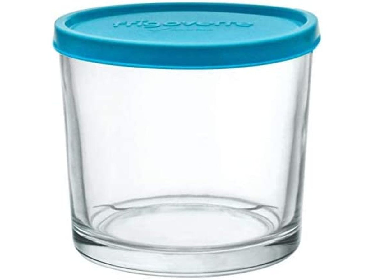 Contenitore in vetro Frigoverre alto 12cm con coperchio