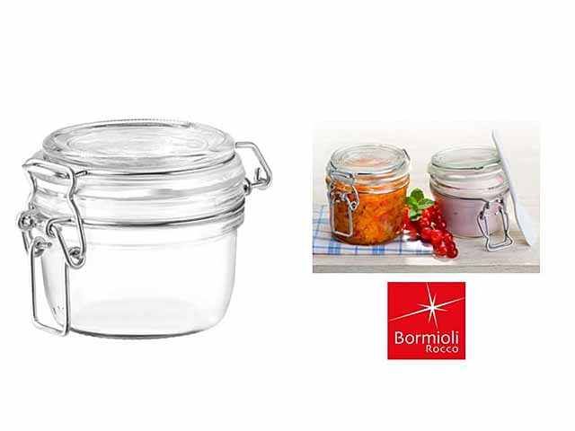 Vaso in vetro Fido terrina 12,5cl con tappo ermetico