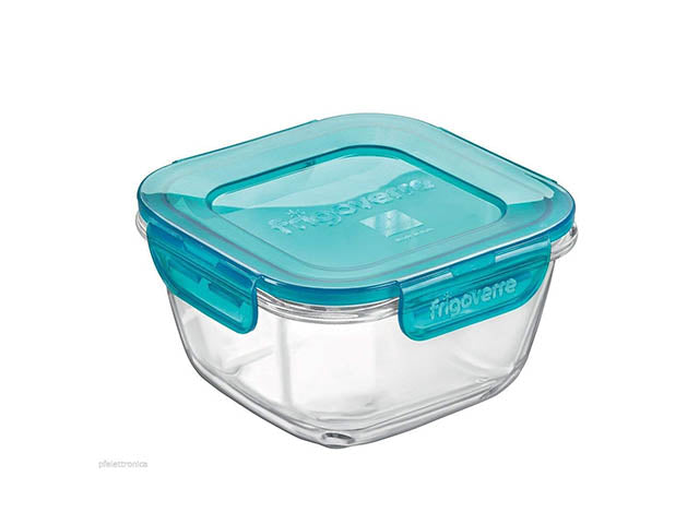 Contenitore in vetro Frigoverre evolution 14x14cm con coperchio