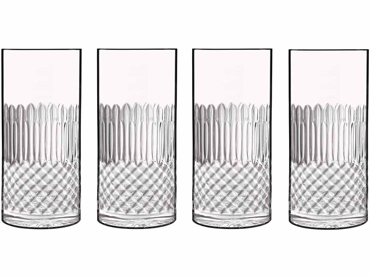 Bicchiere bibita Diamante da 48cl, set da 4 bicchieri