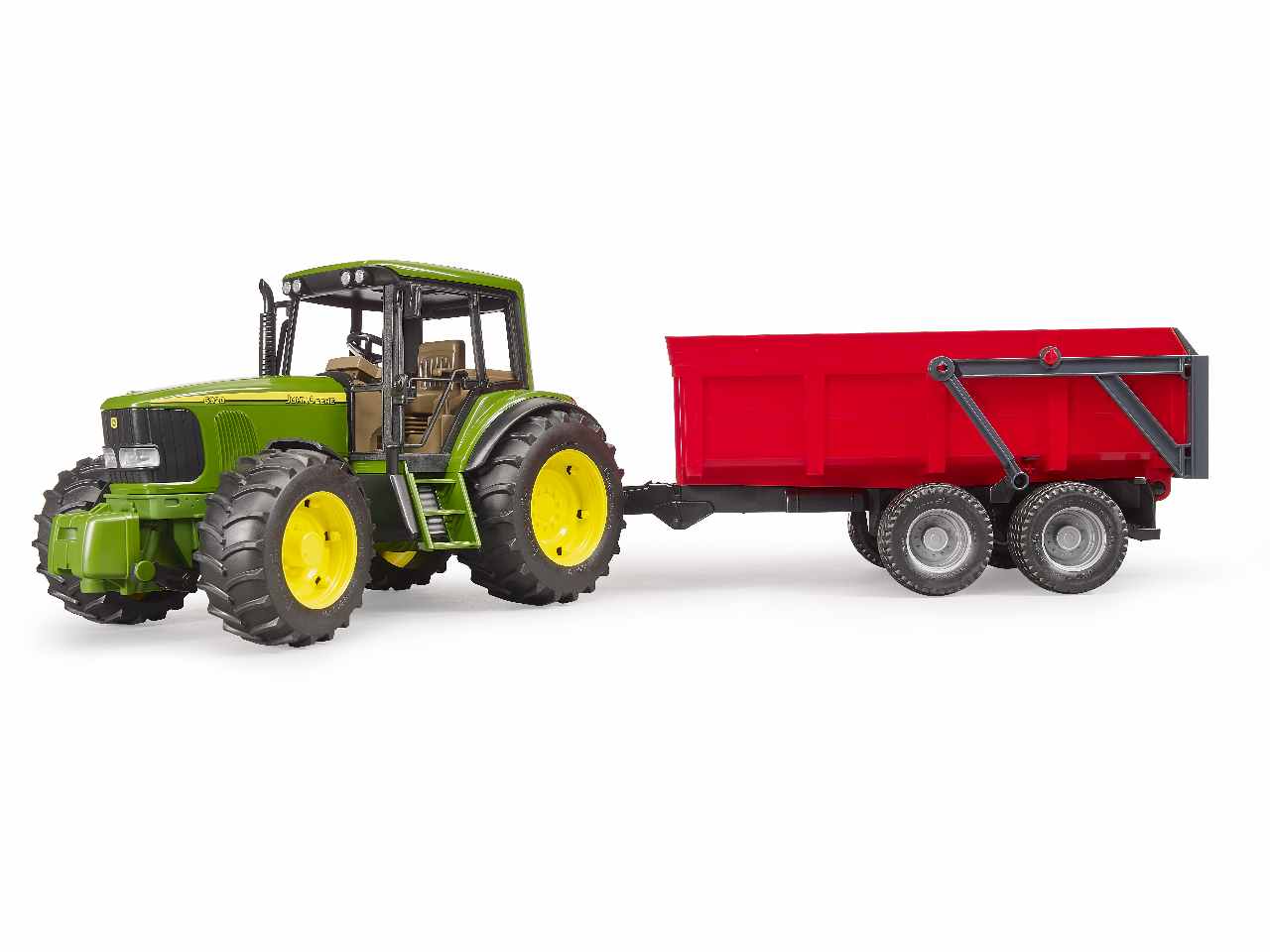 Jhon deere trattore c/rimorchio