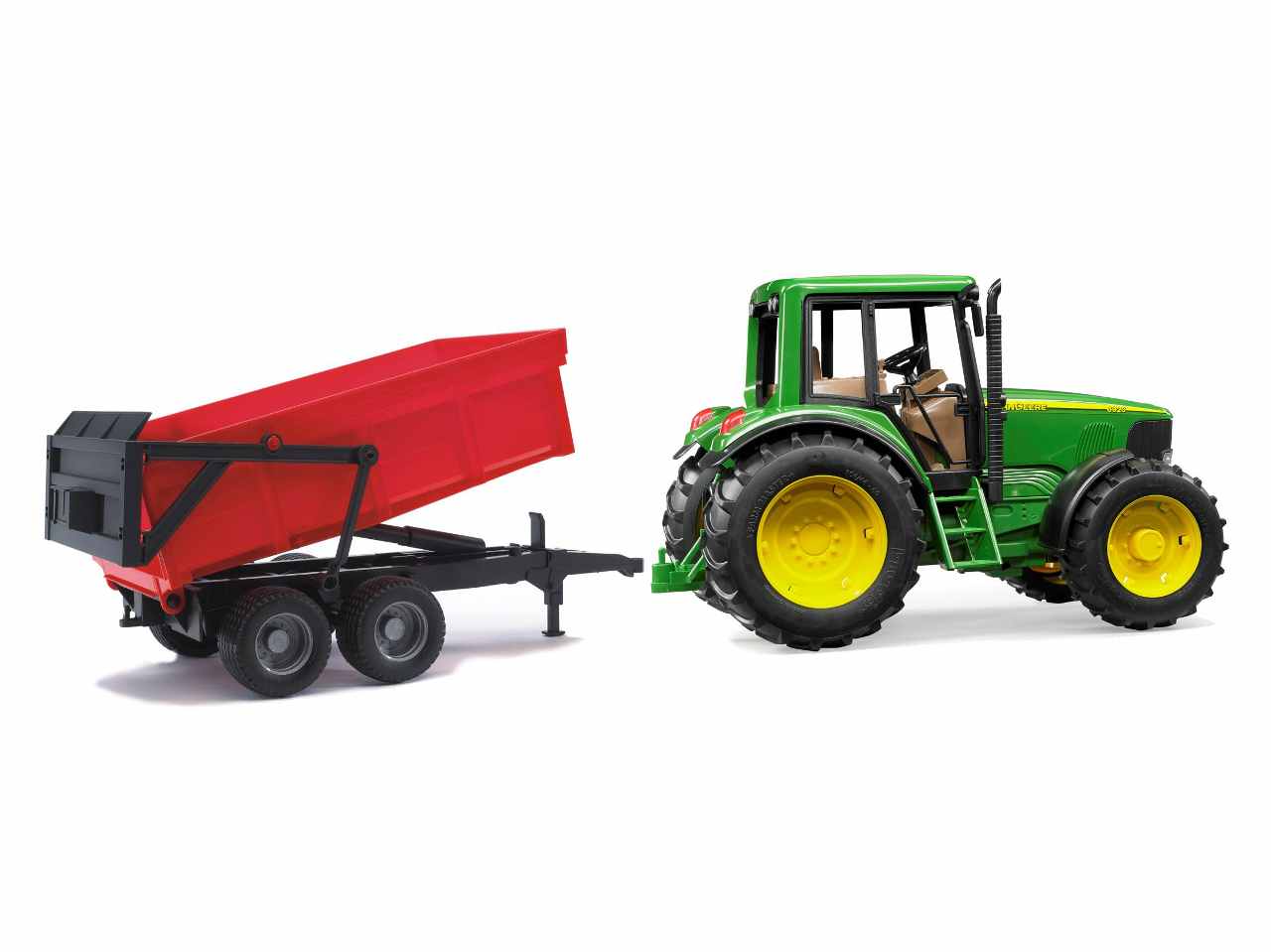Jhon deere trattore c/rimorchio