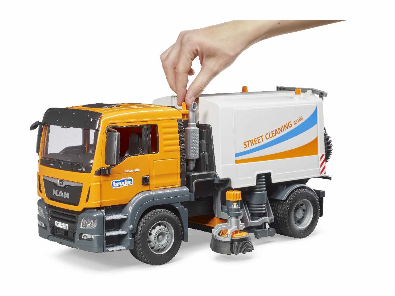 Man camion pulizia stradale 03780