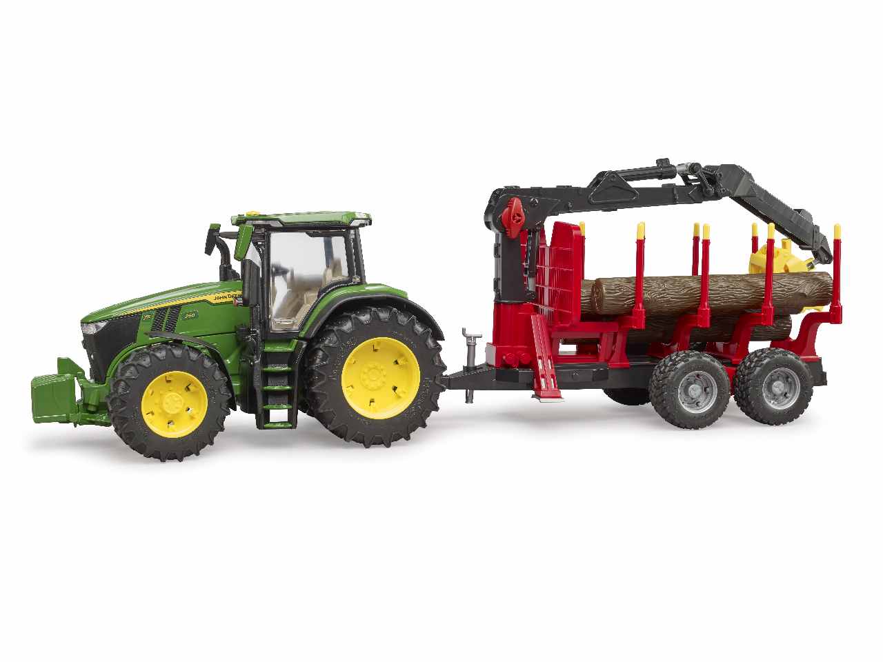 Trattore john deere 7r 350 c/trasp.tronchi 3154