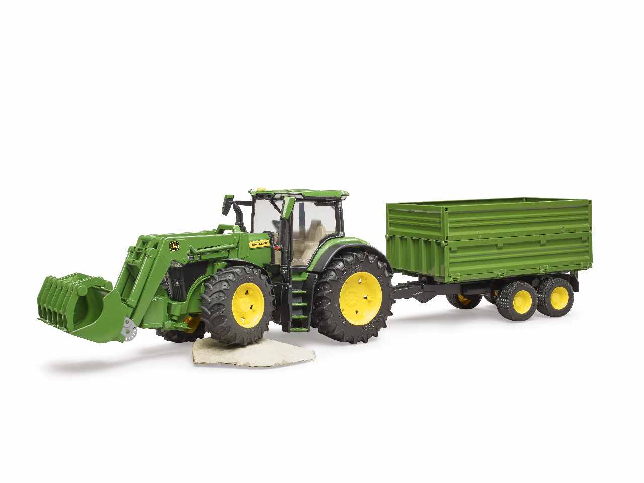 Trattore john deere 7r 350 c/benna+rim.