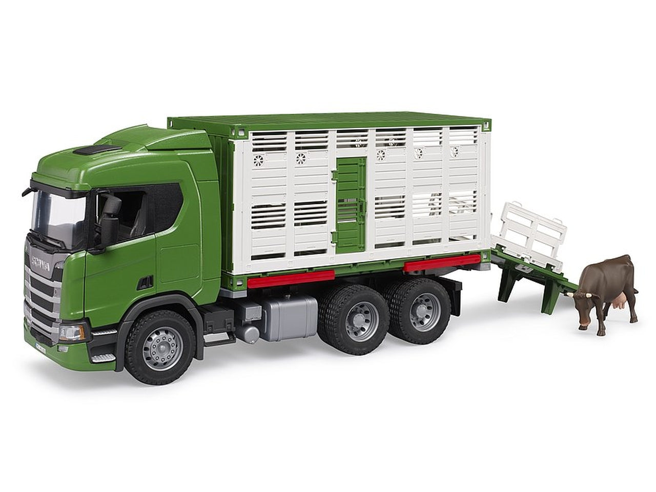 Scania super 560r camion trasporto bestiame con un bovino