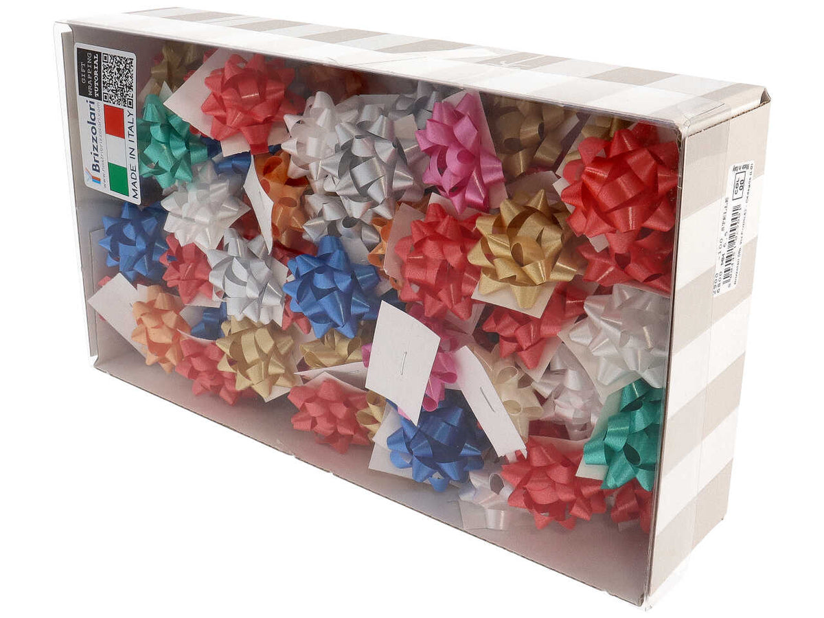 Coccarde tipo e 2900 6,5mm assortite la confezioni contiene 100 coccarde