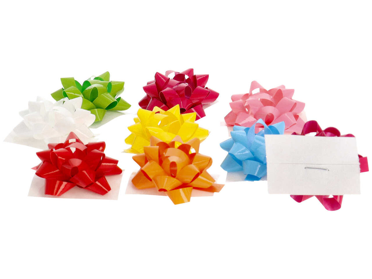 Coccarde tipo laccato 2907 6,5mm assortite la confezioni contiene 100 coccarde