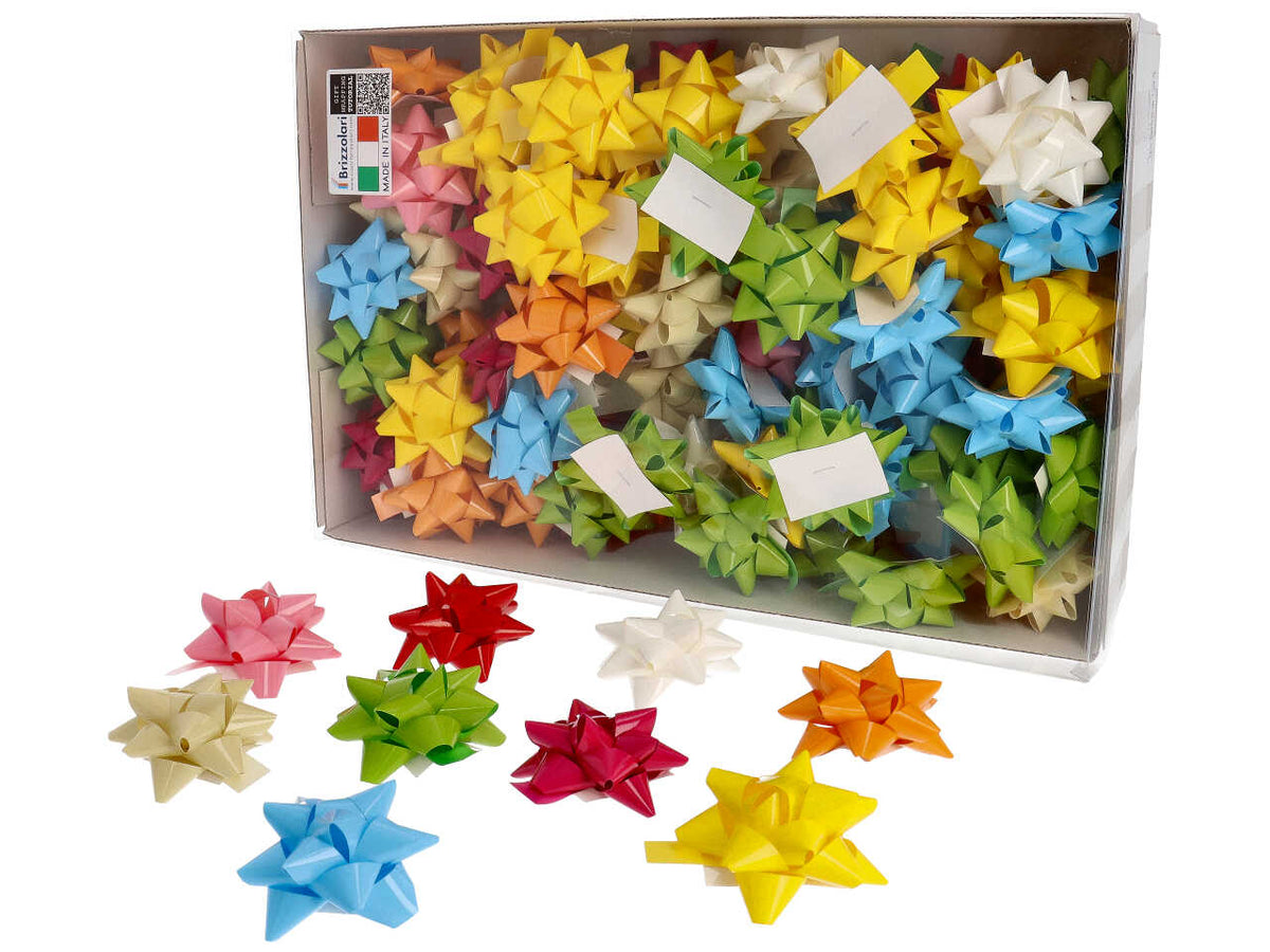 Coccarde tipo laccato 3107 14mm assortite la confezioni contiene 100 coccarde