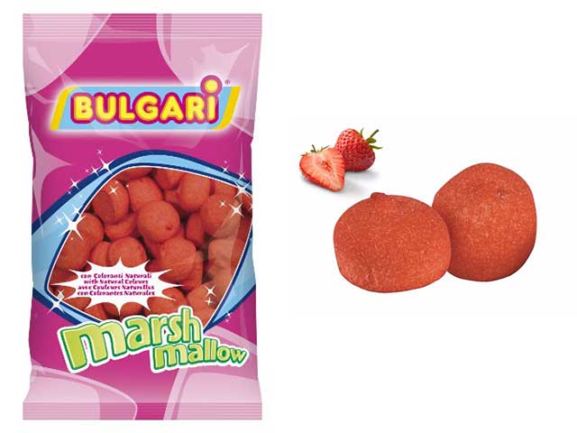 Marshmallow palla golf rossa in busta da 900gr