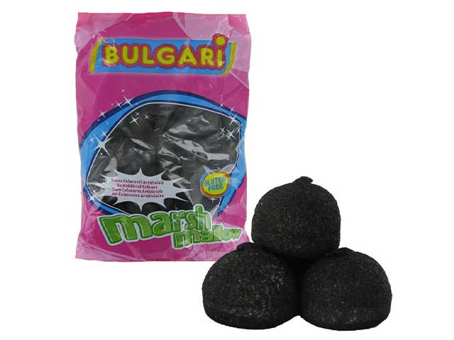 Marshmallow palla golf nera in busta da 900gr
