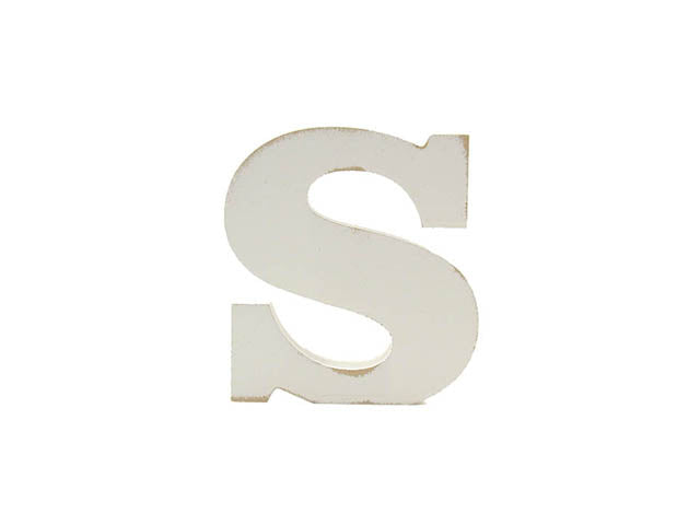 L.shabby lettera s 1.9xh10cm 1130216