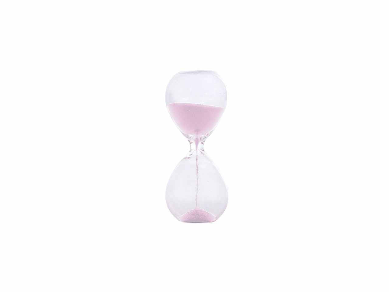 Clessidra mignon rosa 6cm 1minuto