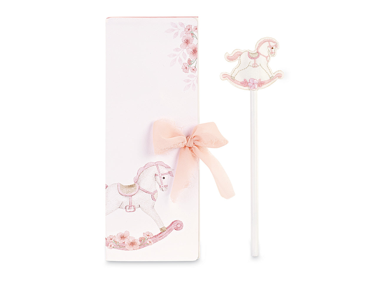 Matita con cavallino colore rosa e busta