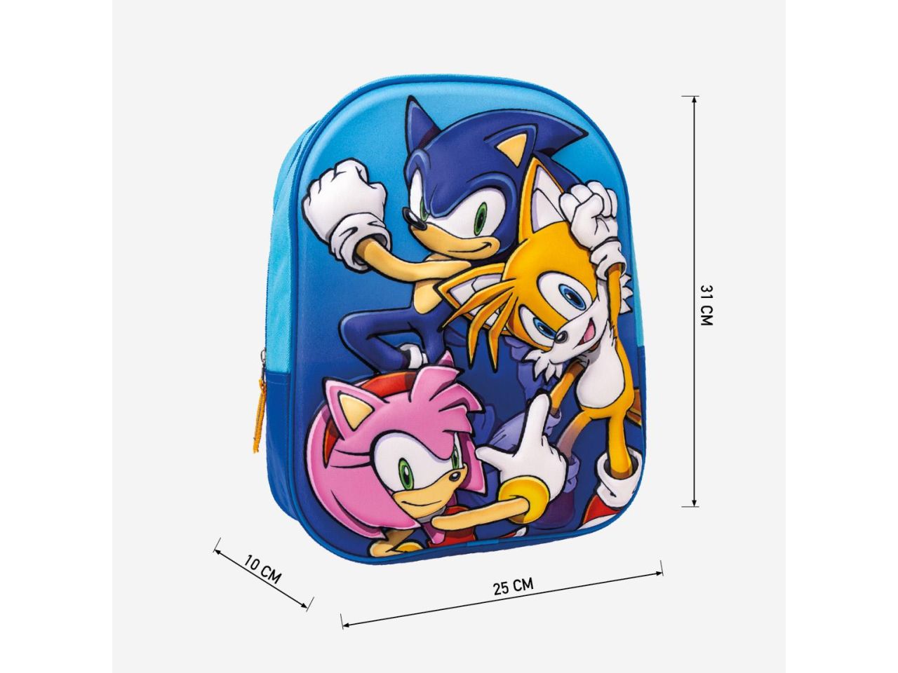 Zaino per bambini 3d sonic