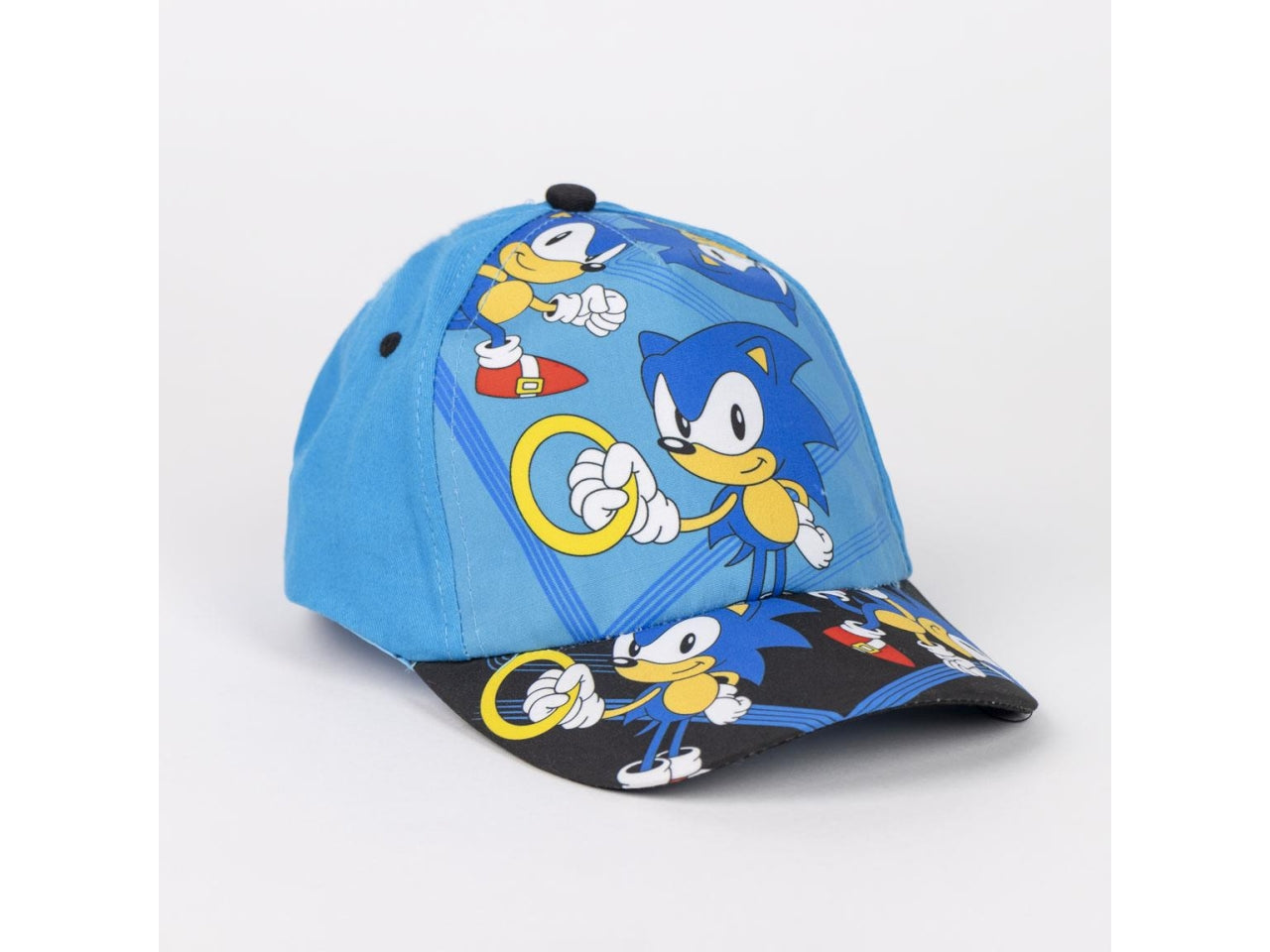 Set cappello con visiera ed occhiali da sole di sonic