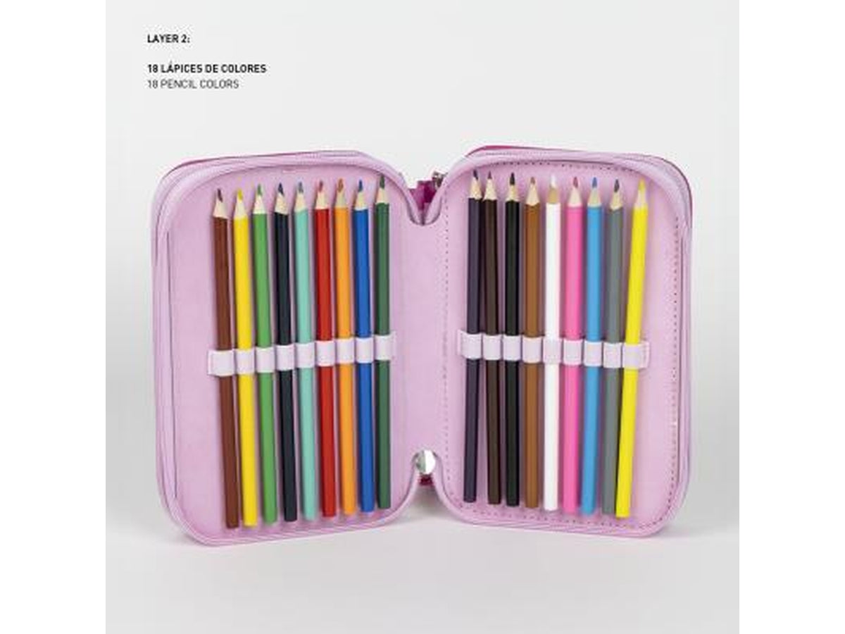 Astuccio Minnie 3 cerniere da bambina 13x7x19,5 cm - CerdÃ 