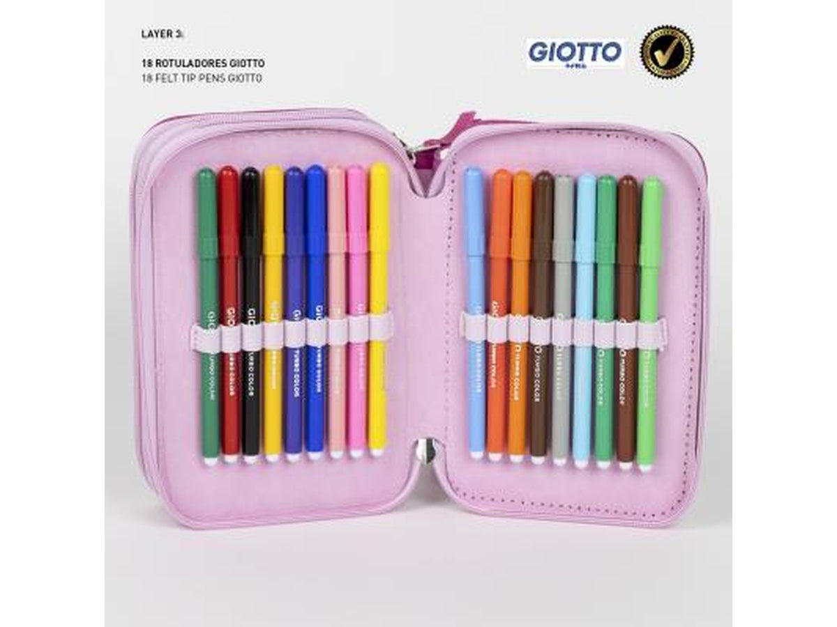 Astuccio Minnie 3 cerniere da bambina 13x7x19,5 cm - CerdÃ 