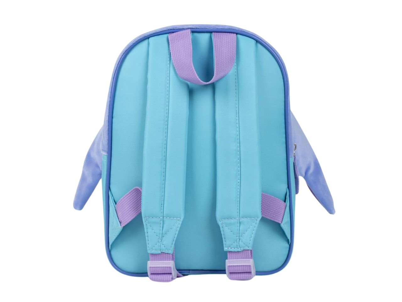 Zaino asilo Stitch per bambini in poliestere velluto celeste 21x28x8 cm - CerdÃ 