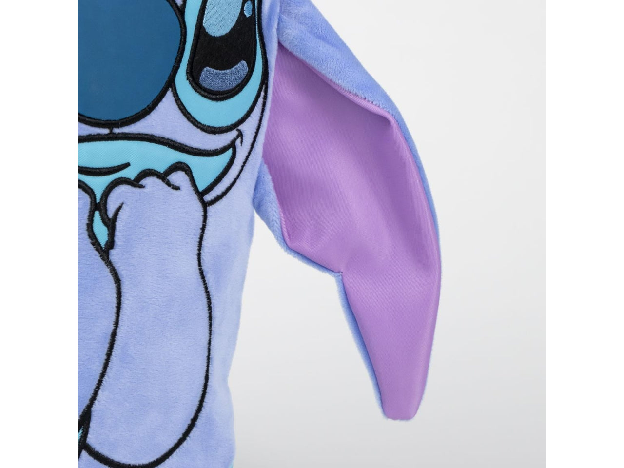 Zaino asilo Stitch per bambini in poliestere velluto celeste 21x28x8 cm - CerdÃ 