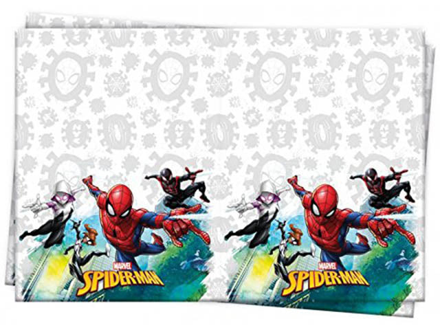 Tovaglia di plastica spider-man team up misura 120x180cm
