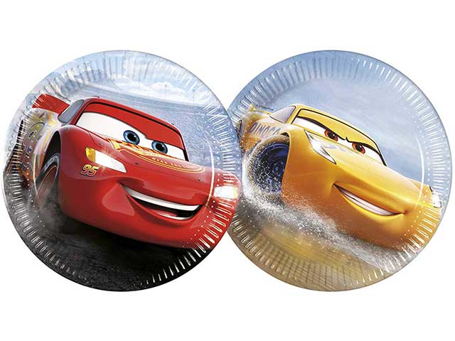 Cars the legend piatti 20cm 8 pezzi 89465
