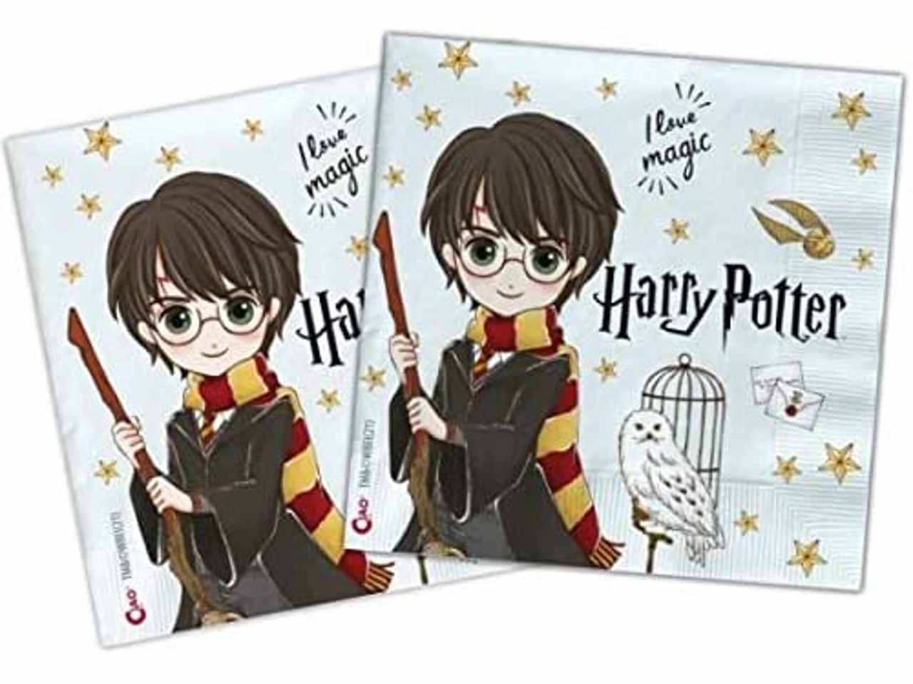 Tovaglioli di carta harry potter - la confezione comprende 20 tovaglioli