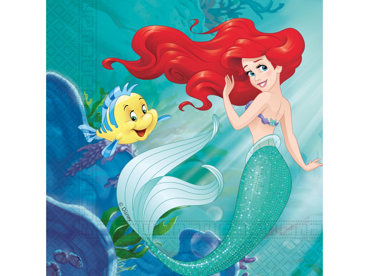 Tovaglioli di carta ariel curious misura 33x33cm - la confezione comprende 20 tovaglioli