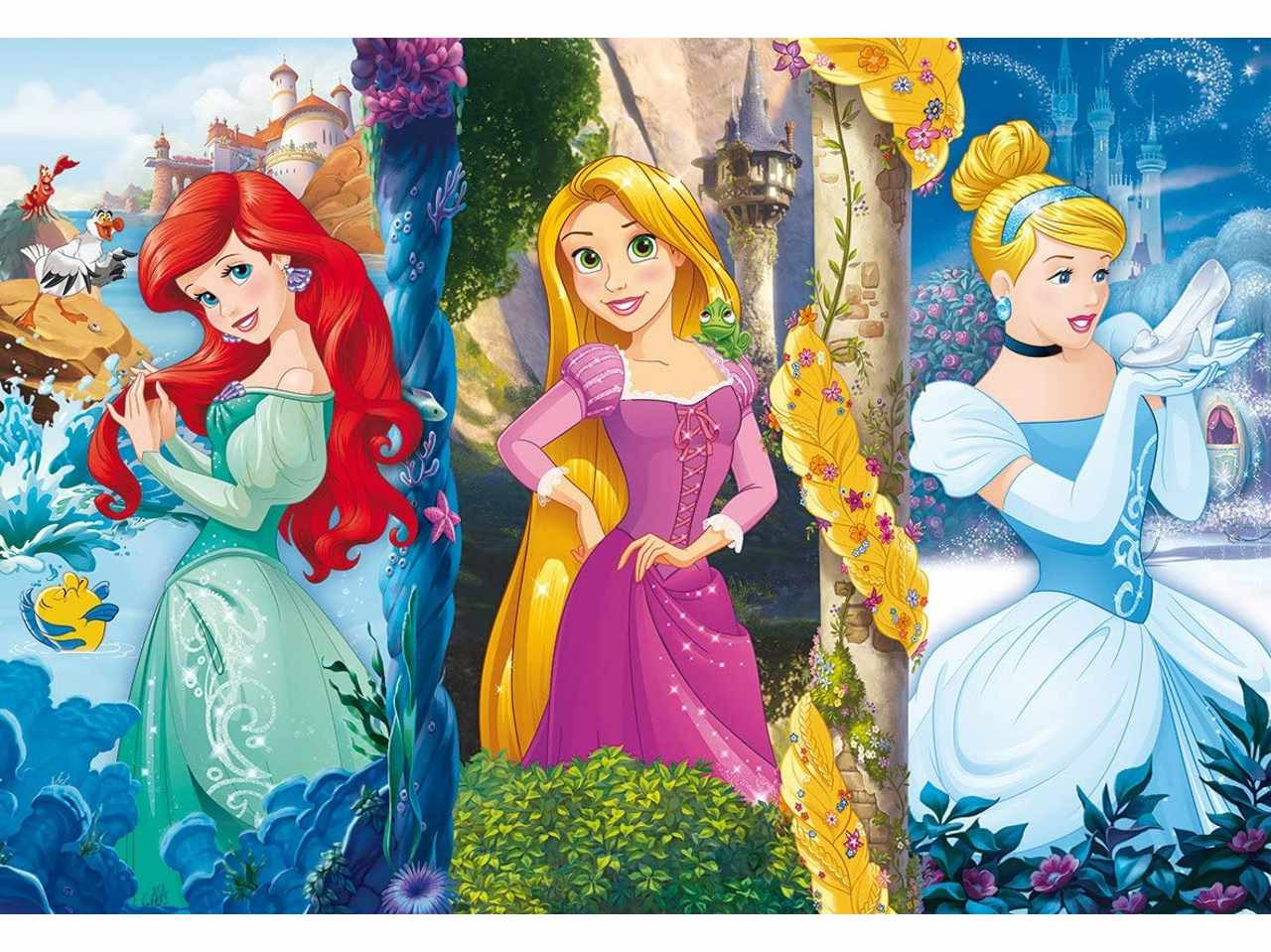 Puzzle da 60 pezzi  maxi Princess