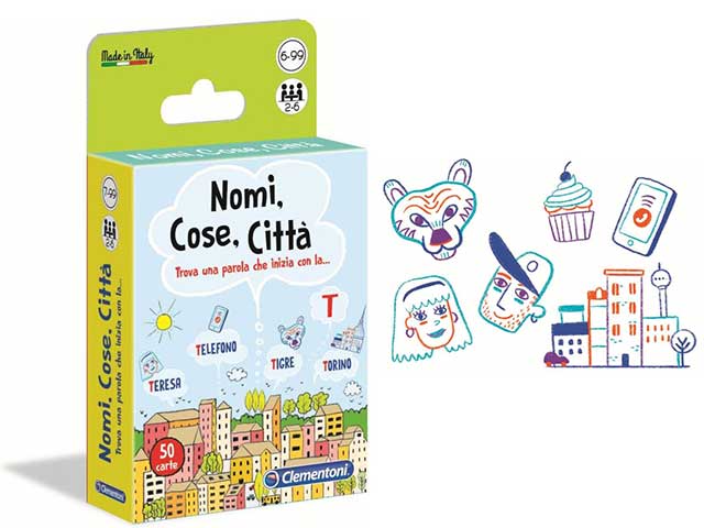Gioco Carte Nomi, Cose, CittÃ 